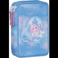 Beckmann Pennfodral Fairytale 3-lags Blå