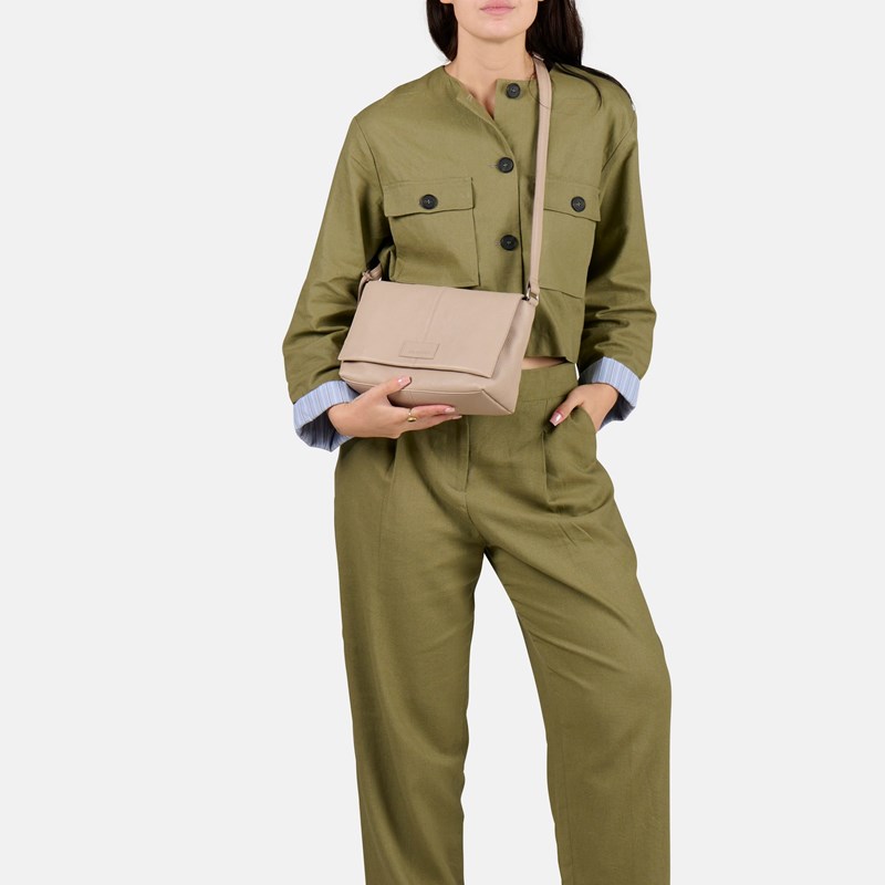 Burkely Axelväska Soft Skylar Satchel Beige/grå 2
