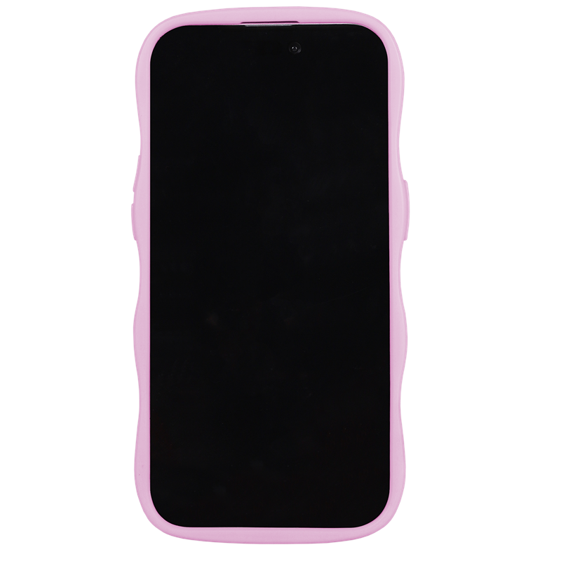 Holdit Mobilcover Wavy Transparent Lilla iPhone 12/12 Pro 4