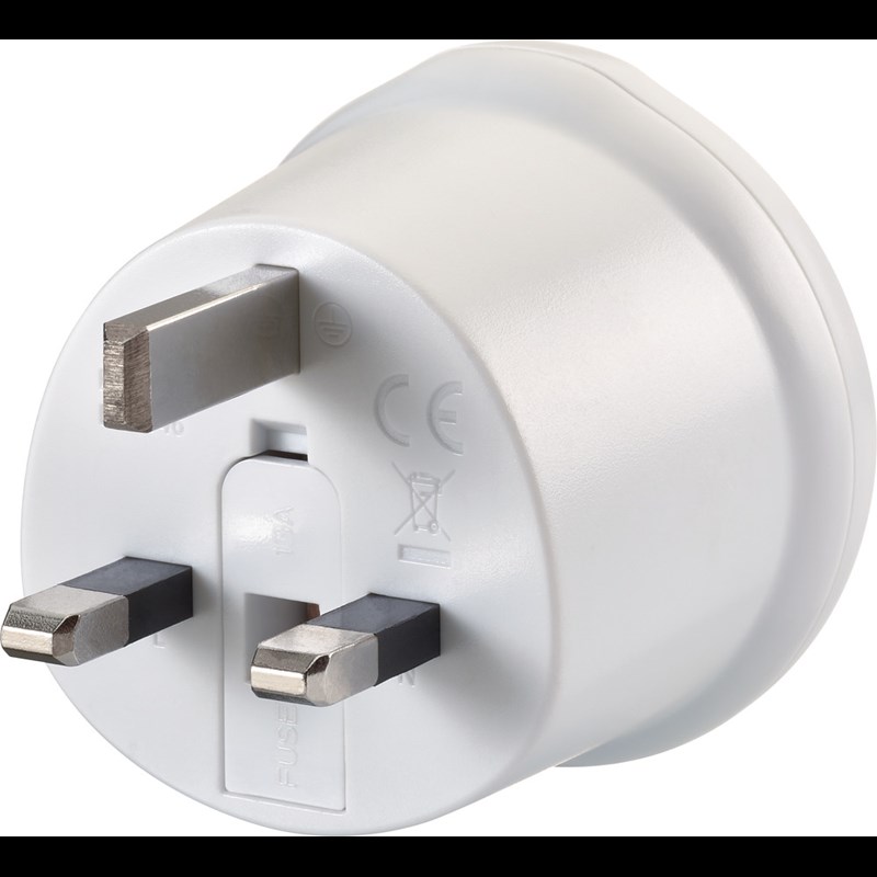 Go Travel EU-UK Adaptor Vit 3