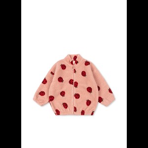 Konges Sløjd Jacka Jody Teddy Ladybug Pink Röd/rosa