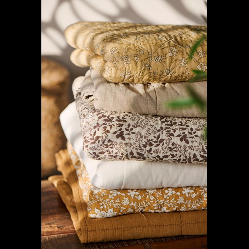 Ib Laursen Filt Quiltet Brun/beige 2