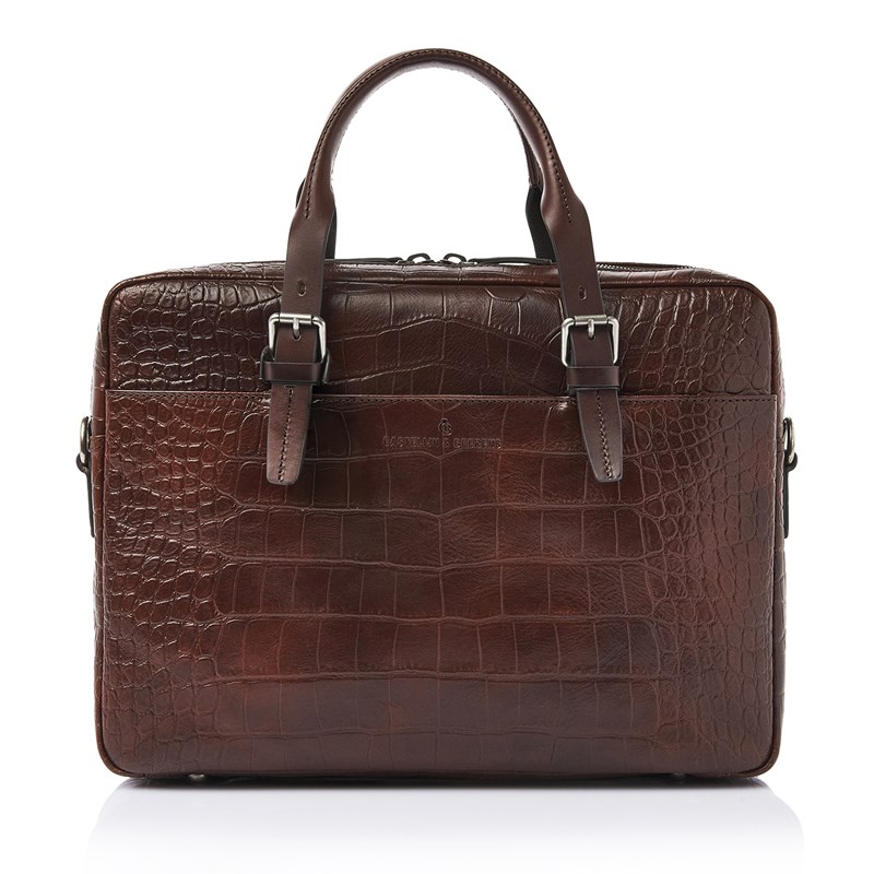 Castelijn & Beerens Computertaske Jules RFID Mocca Brun 15" 2