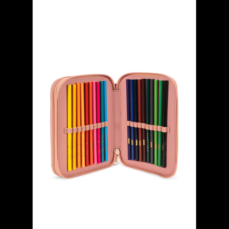 Konges Sløjd Pennfodral Clover Rosette Rosa 3