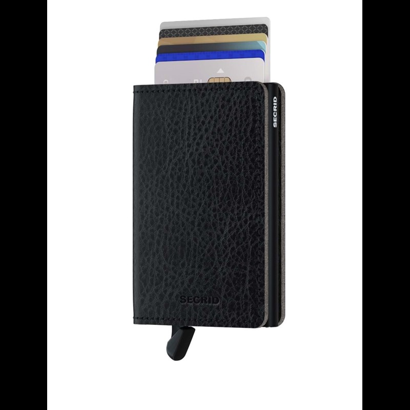 Secrid Slimwallet Sort m/mønster 1