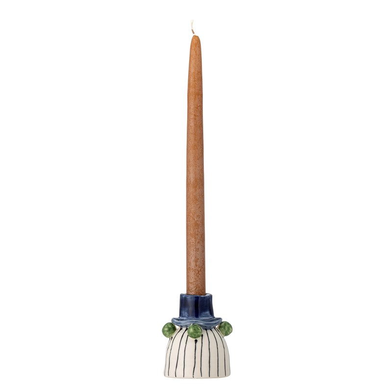 Bloomingville Ljusstake Tacana Blå/Vit 2