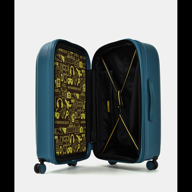 Mandarina Duck Resväska Logoduck + Blå/Ljusblå 69 Cm 4