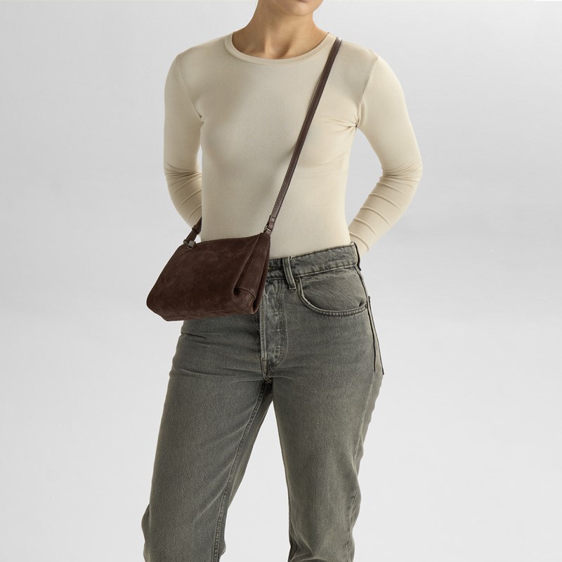 MARKBERG Crossbody Marcimbg Suede M. Brun 2