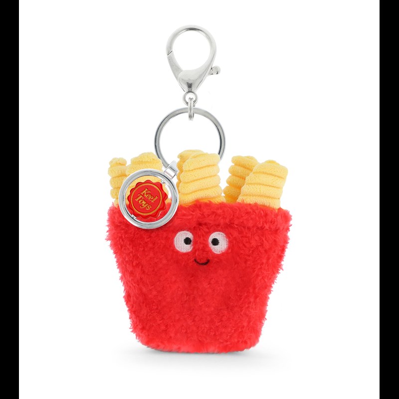 Keel Toys Bag Charm Pomfritter Rød