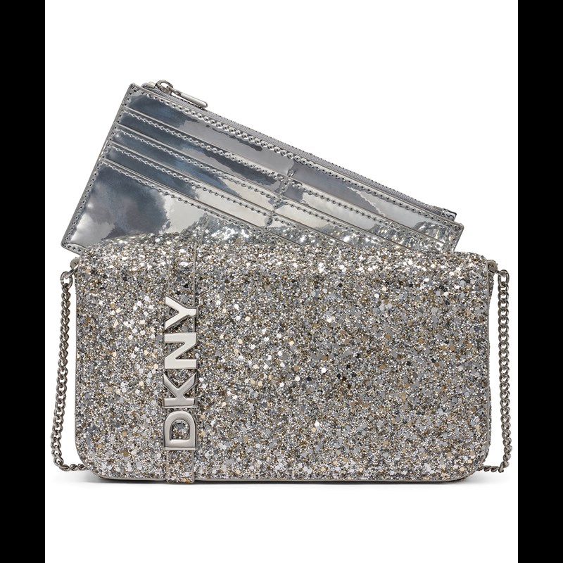 DKNY Crossbody Avril SM Silver 1