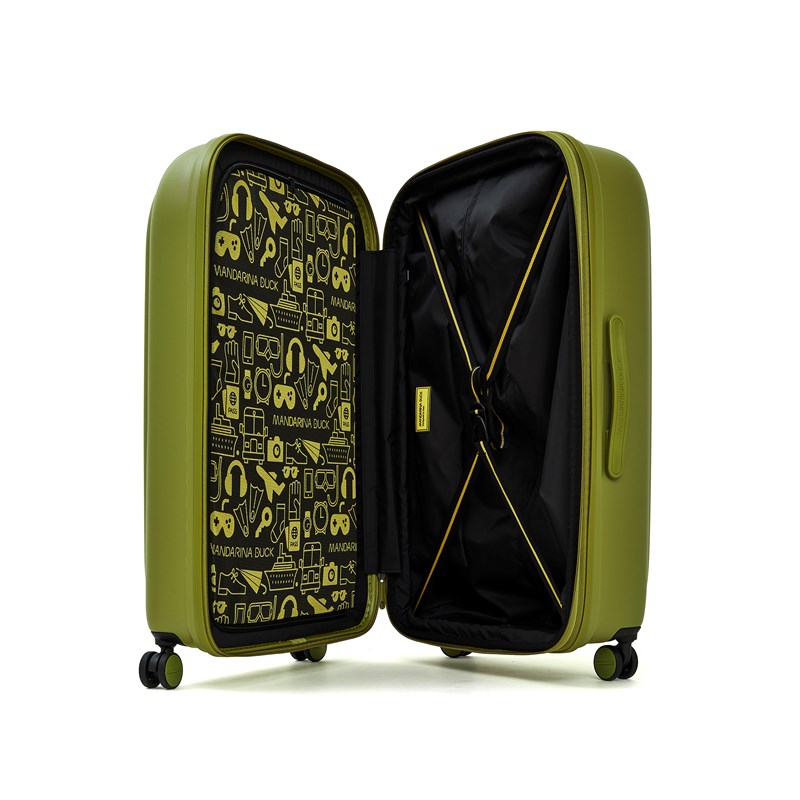 Mandarina Duck Resväska Logoduck + Oliv Grön 75 Cm 3