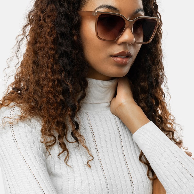 RE:DESIGNED Solbrille Jetta Beige 2