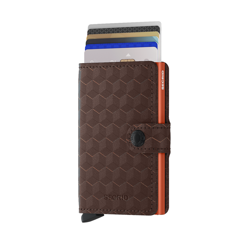 Secrid Korthållare Mini wallet Brunt mönster 2