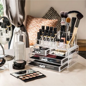 UNIQ Organizer makeup m/4 skuffer Transparent alt image