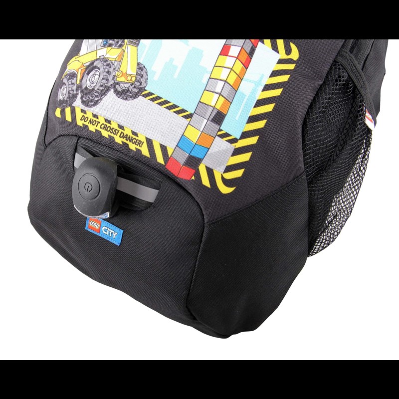 LEGO Bags Børnehavetaske City roadmap Grå/gul 5