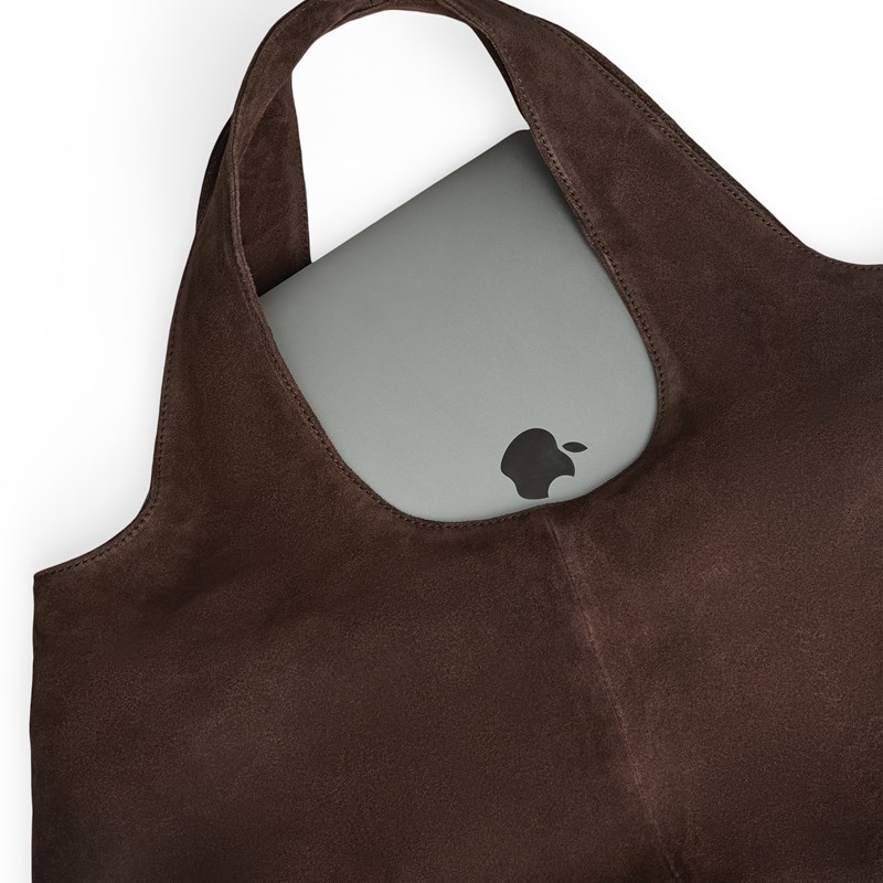MARKBERG Shopper Laurinembg Suede M. Brun 14" 7