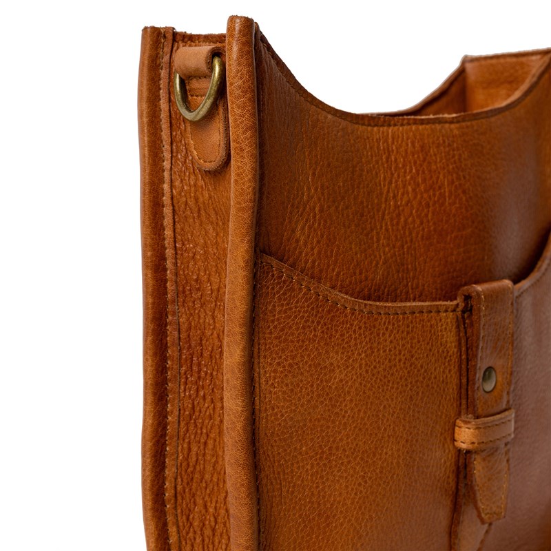 RE:DESIGNED Crossbody Juna Medium Konjak/brun 4