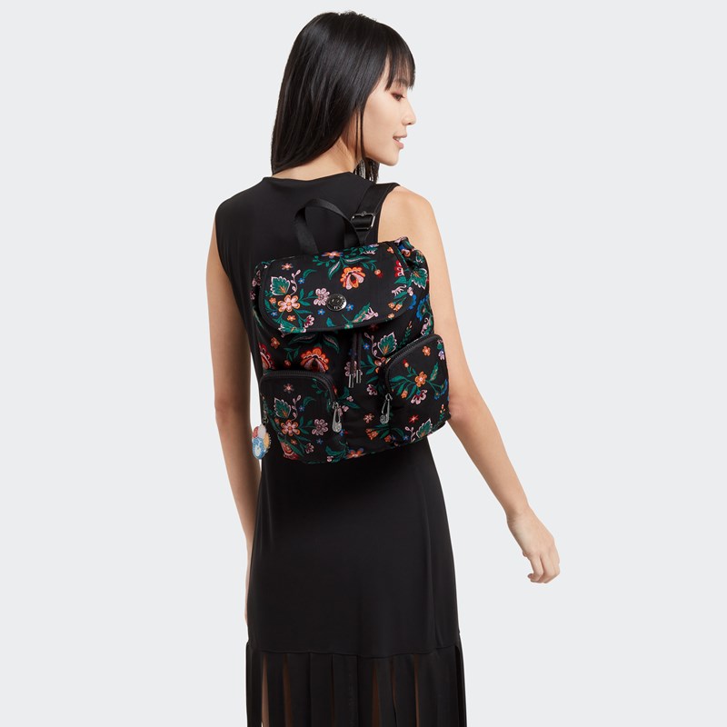 Kipling Rygsæk Anto Frida Kahlo Blomster Print 2