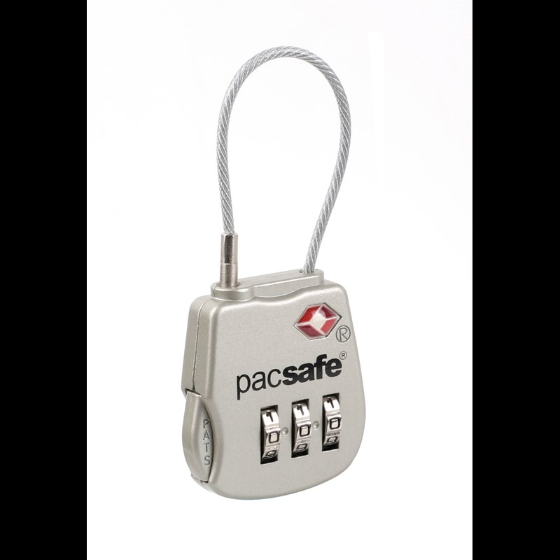 Pacsafe TSA hængelås Grå/sølv