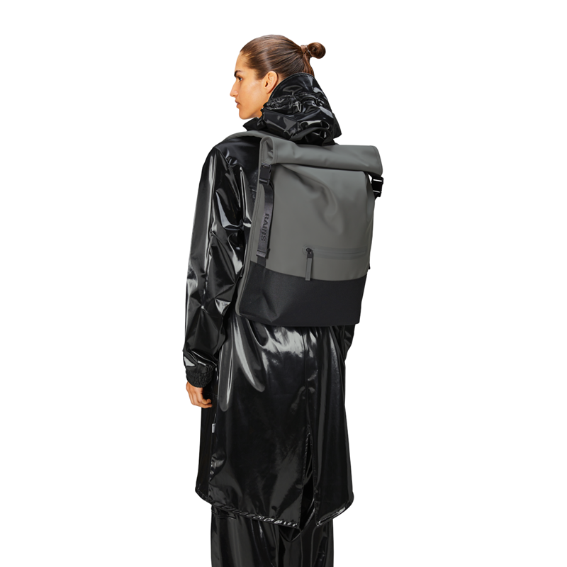 RAINS Ryggsäck Trail Rolltop Grå 4