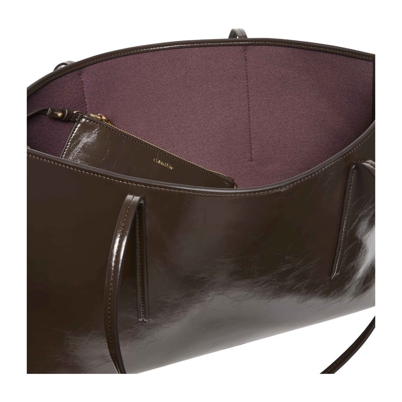 Calvin Klein Shopper Embossed Logo Brun 3