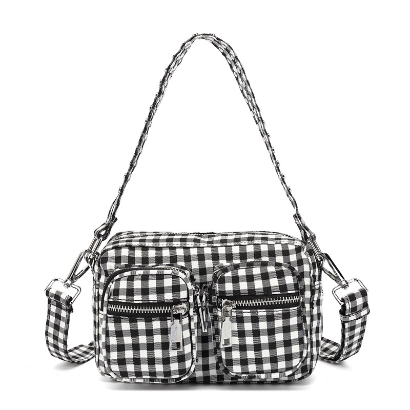 Noella Crossbody Kendra Sort/hvid mønster 1