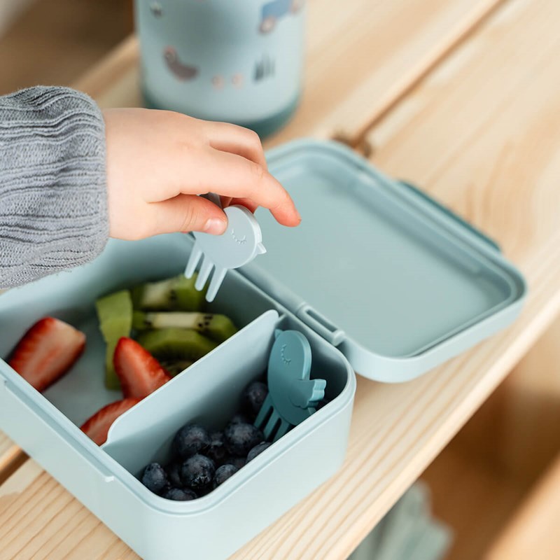 Done By Deer Madkasse Tiny farm Blå 2