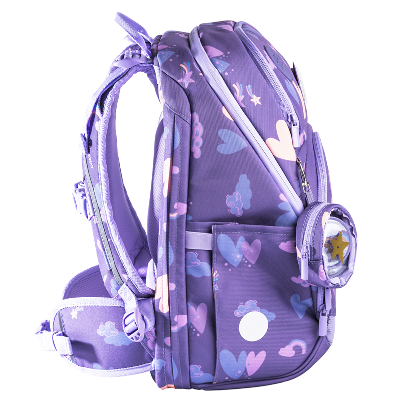 Frii of Norway Skoletaske Expand Unicorn Lilla 3