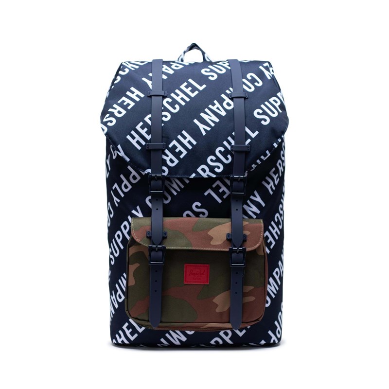 Herschel Rygsæk Little America Blå/mønster 1