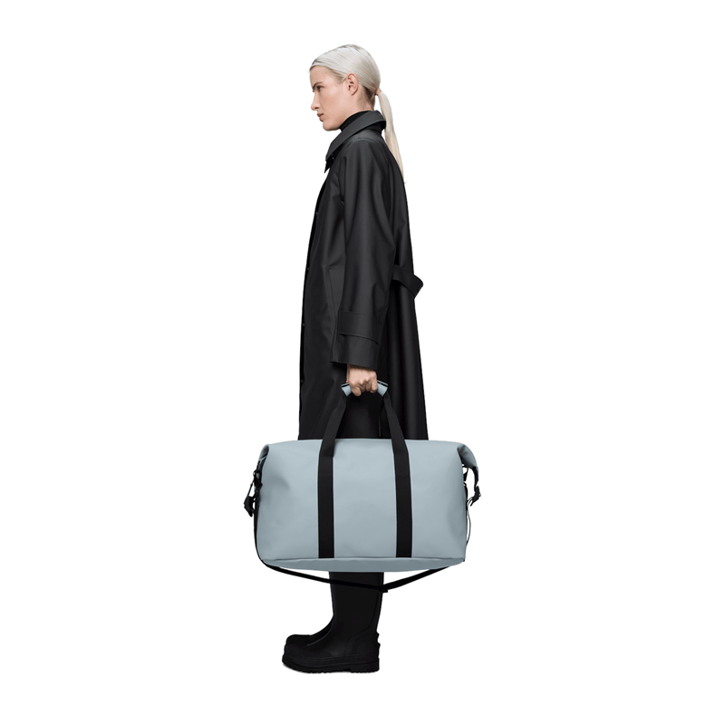 RAINS Resväska Hilo Weekend Bag Blå/Ljusblå 2