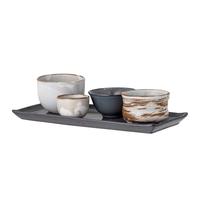 Bloomingville Sushiset Masami Beige/grå 2