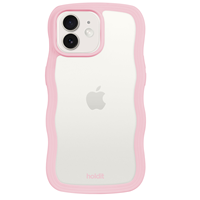 Holdit Mobilfodral Wavy Transparent Rosa iPhone 12/12 Pro 1
