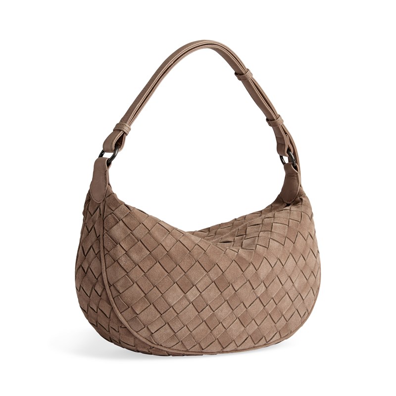 MARKBERG Skuldertaske Musembg Weave Mocca Brun 1