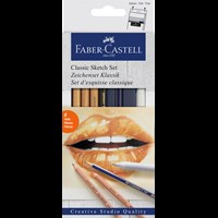 Faber-Castell Tegnesæt Charcoal Sketch Flerfarvet