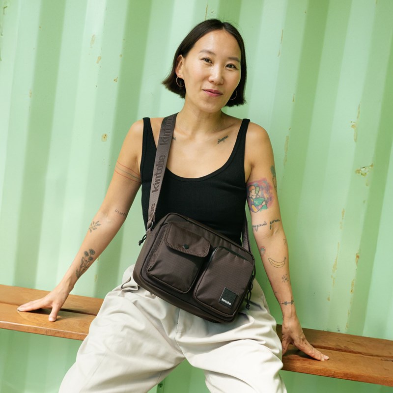 Kintobe Crossbody Miles Mocca Brun 8