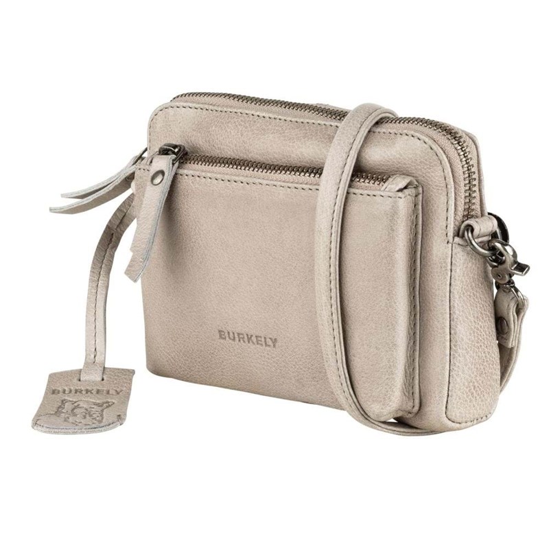Burkely Crossbody Minibag Just Jackie Lysegrå 4