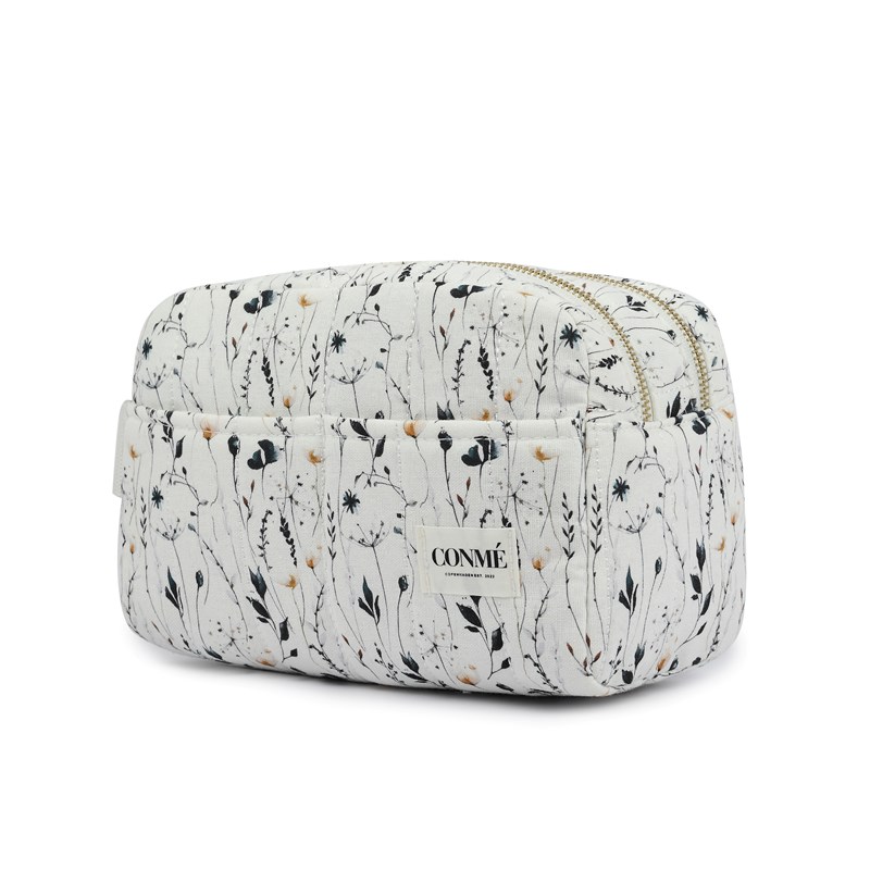 Conmé ToilettaskeS Watercolor Floral Hvid blomst 2