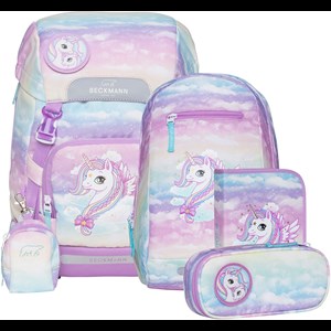 Beckmann Skolväskeset Unicorn Rosa