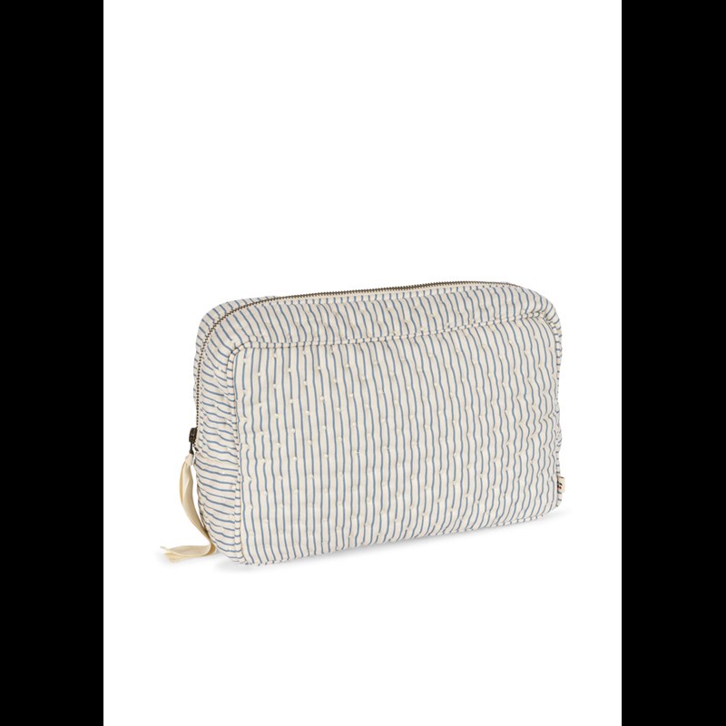 Konges Sløjd Toilettaske Stor Quiltet Bluie Beige/blå 1