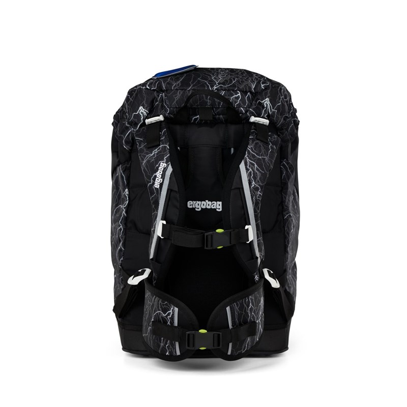 Ergobag Skolväska Prime Super Reflect Svart med mönster 4