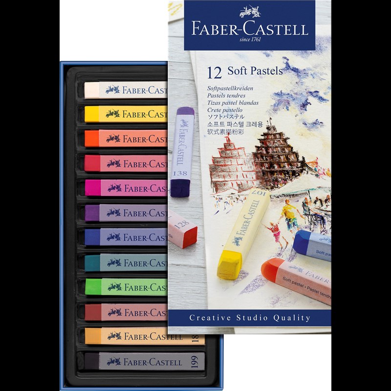 Faber-Castell Kritor Soft Pastel 12 st Multi 2