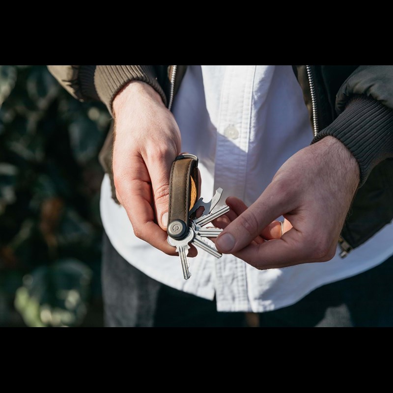 Orbitkey Nøgleholder Brun/brun 4