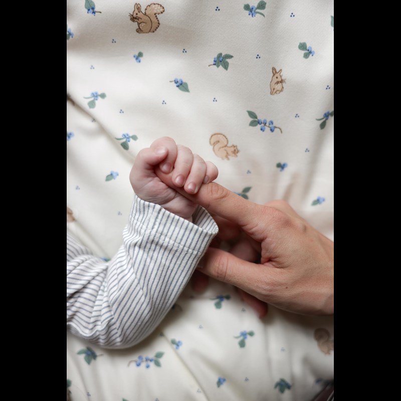 Cam Cam Copenhagen Sängkläder Baby Blueberries Beige/blå 70x100 7