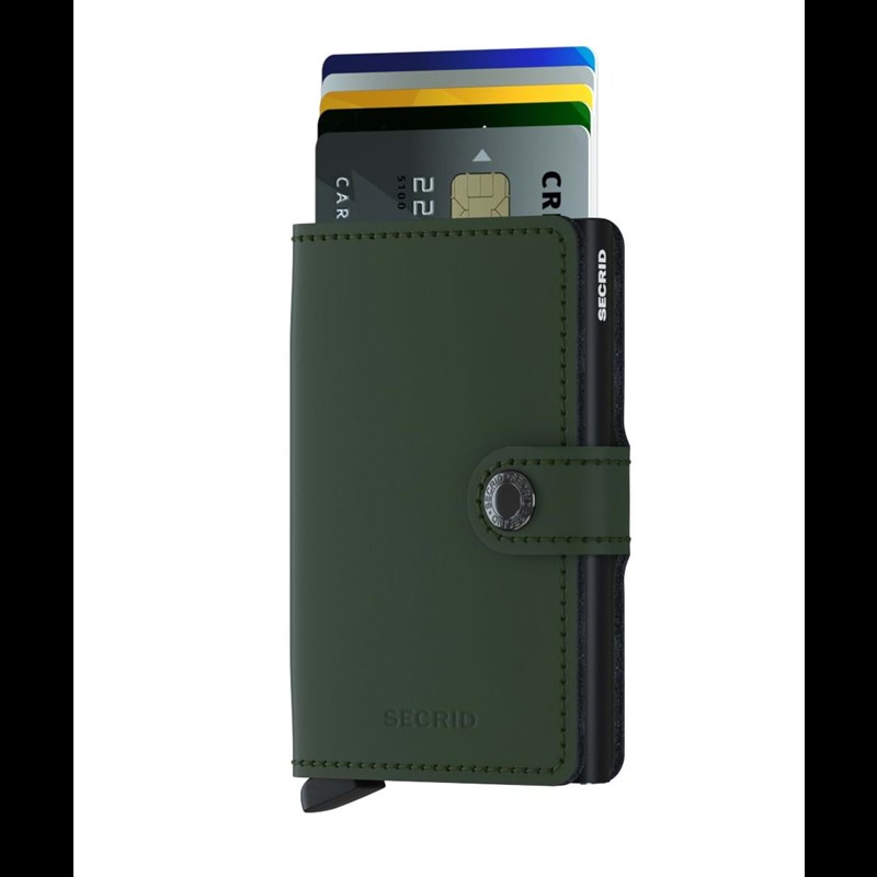Secrid Kortholder Mini wallet Grøn/sort 2