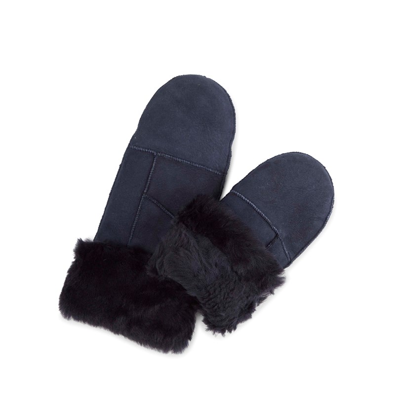 MARKBERG Damhandske Bella Sheepskin Marin Str S/M 4