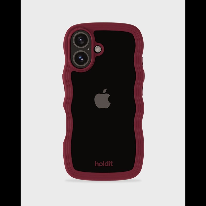 Holdit Mobilfodral Wavy Bordeaux Iphone 16 2