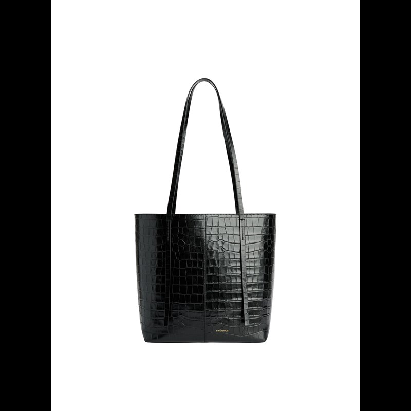 By Malene Birger Shopper Abilso Croco  Sort 1