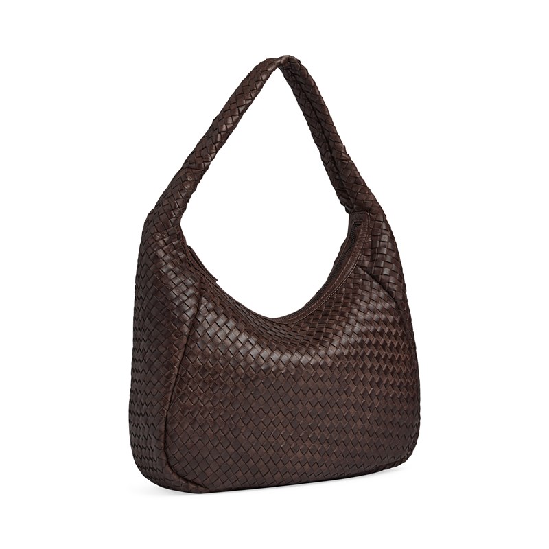 MARKBERG Skuldertaske Samarambg Weave M. Brun 1