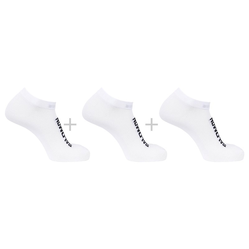 Salomon Strømper Everyday Lite L 3-pak Hvid Str. 39-41