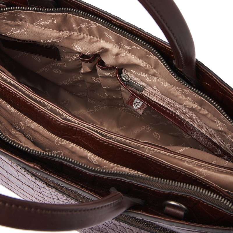 Castelijn & Beerens Computertaske Kaat RFID Mocca Brun 15" 8